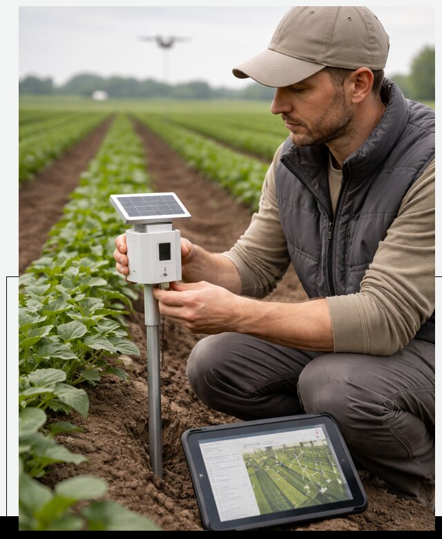 IoT мониторинг сельскохозяйственных полей и контроля в Томске